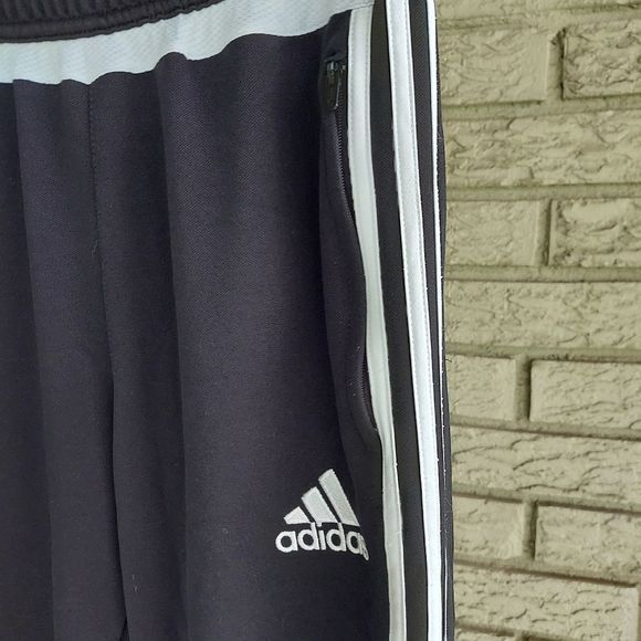 Adidas Kids Black Classic Joggers 13-14 USED - Picture 5 of 9